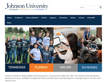Tablet Screenshot of johnsonu.edu